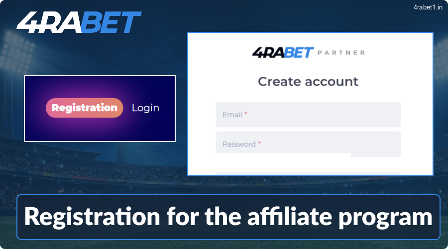 Sign up for the 4rabet affiliate program