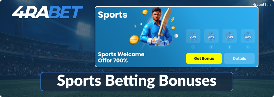 Sports Betting Promotions at 4rabet website