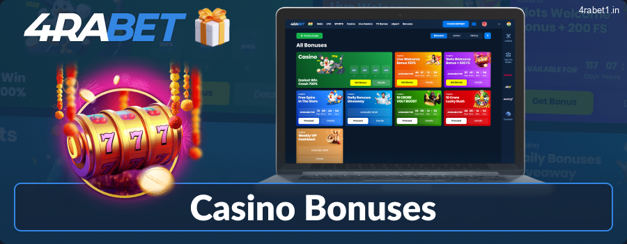 Casino Promotions at 4rabet India